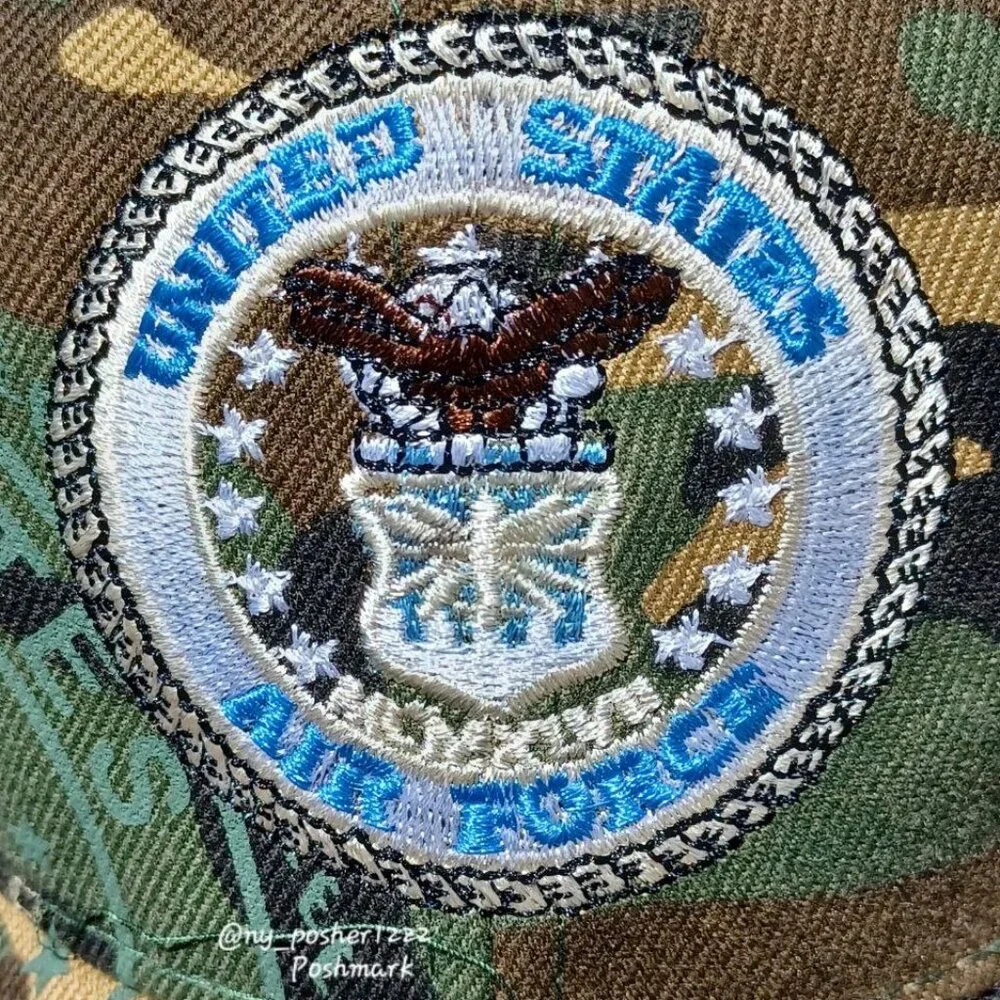 MINGXINGCAP 𝐔𝐍𝐈𝐓𝐄𝐃 𝐒𝐓𝐀𝐓𝐄𝐒 𝐀𝐈𝐑 𝐅𝐎𝐑𝐂𝐄 Baseball Cap Camo